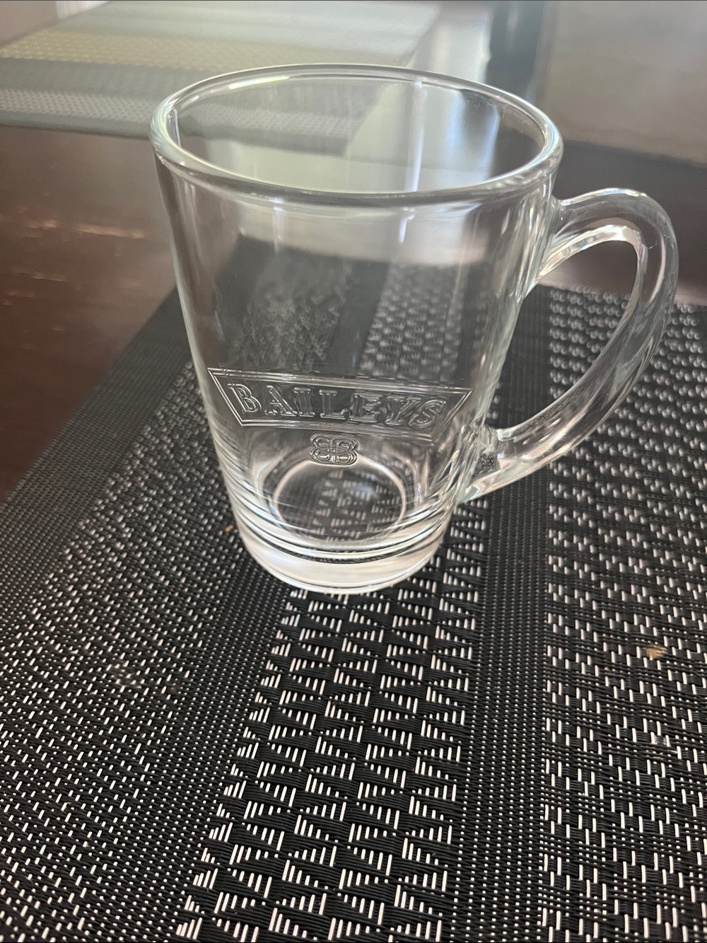 Bailey’s Clear Glass Coffee Mug - Clear